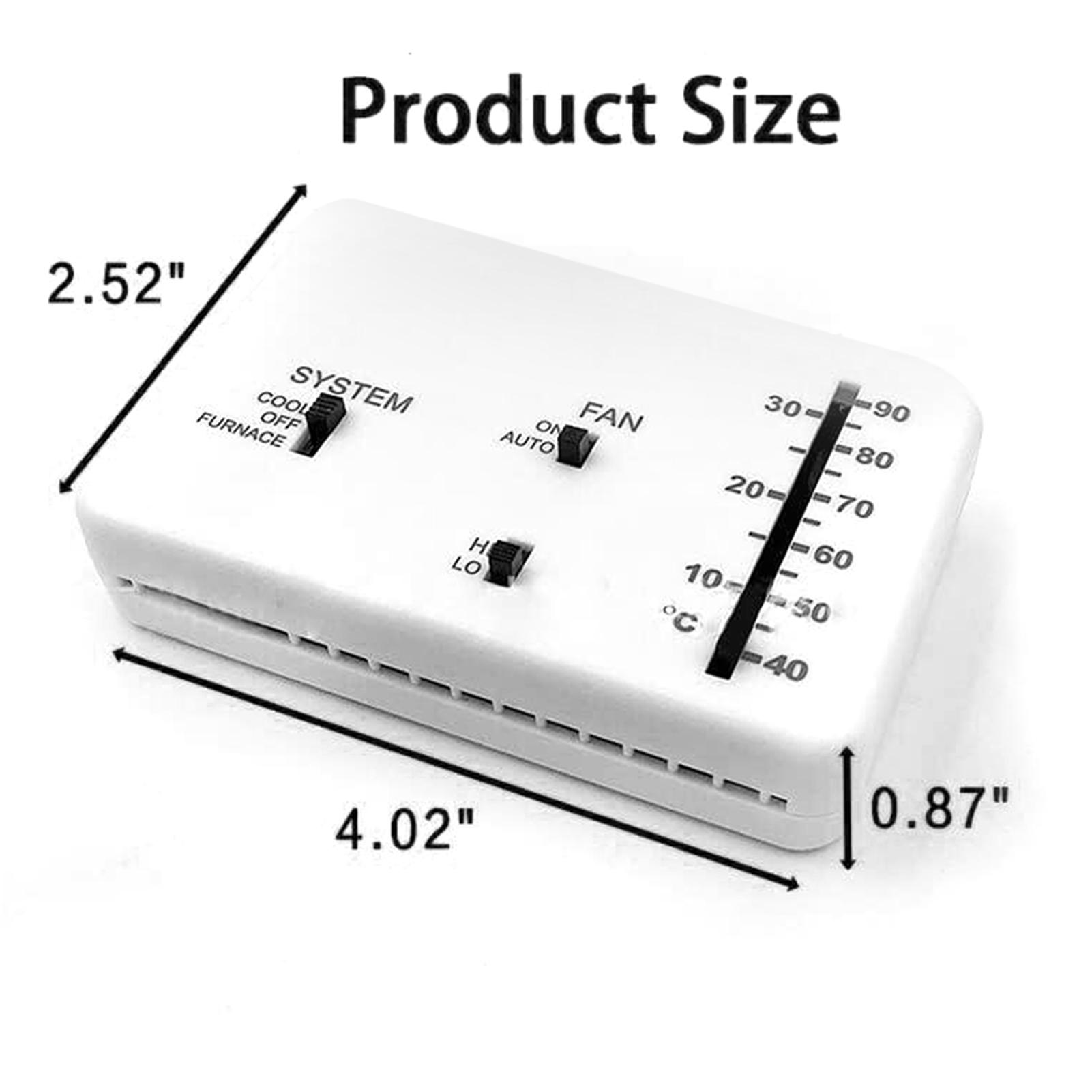 RV Thermostat, RV Analog Thermostat HeatCelsius Cool Replacement for   RVs 3106995.032