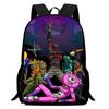 FORTNITE Kids Cartoon Backpack,With Adjustable Shoulder Strap & Front Pocket,Lightweight & Durable,for Boys & Girls Age 5-11.