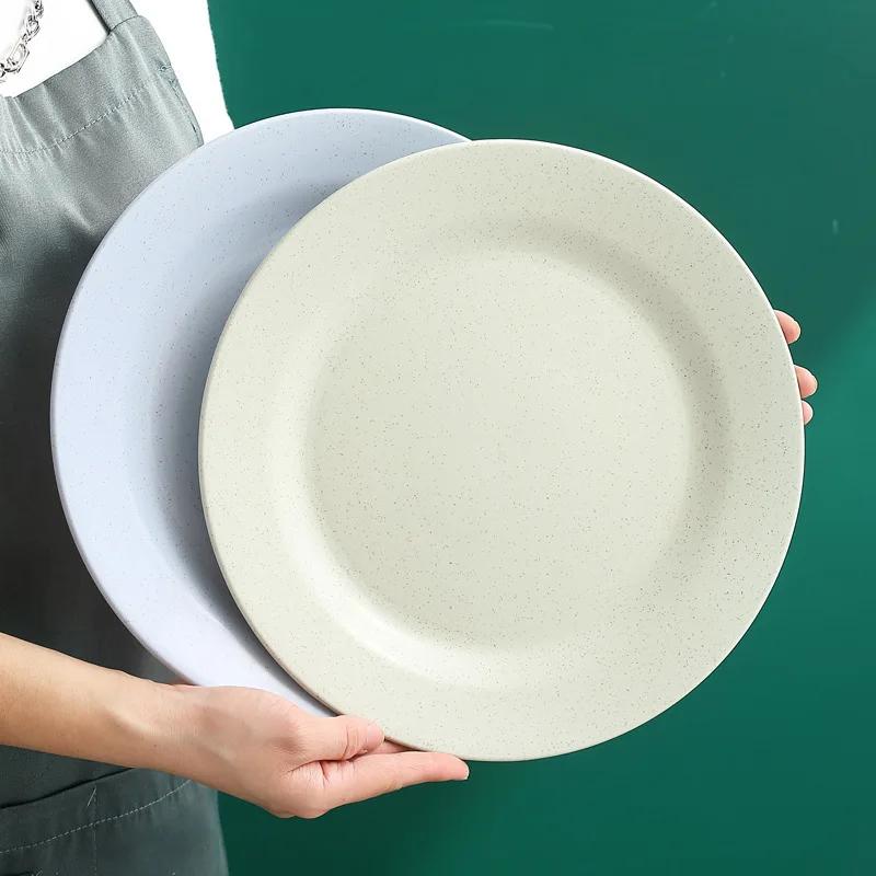 1/4/10PCS Nordic Polypropylene Plates Dinnerware Tableware Eco Friendly Lightweight Kitchen Dishes Safe Dinner Plates