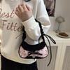 Leisure Bow Shoulder Bag Korean Style Crossbody Bag Vintage Underarm Handbag Girl