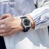 Sanda Teen's Waterproof Dual Display Sports Watch with Luminous Alarm
