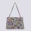 Embroidery sequined shoulder bag summer new niche woven straw bag high-end large-capacity armpit bag