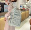 Schoolbag1011 New Small Fresh Middle School Student Schoolbag Female College Student On Backpack Large Capacity Backpack To Reduce the Burden