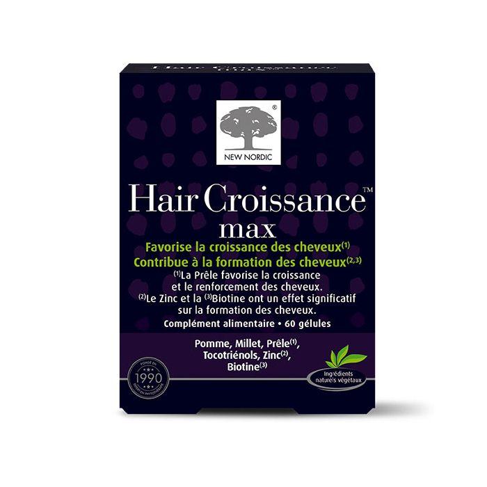 NEW NORDIC Hair Croissance Max 60 Gélules
