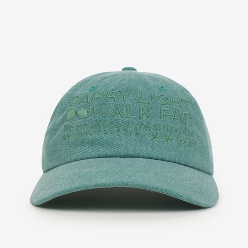 BALLOON FRIENDS MESSY ADVENTURE Carry Light Walk Far Pigment Ball Cap Green