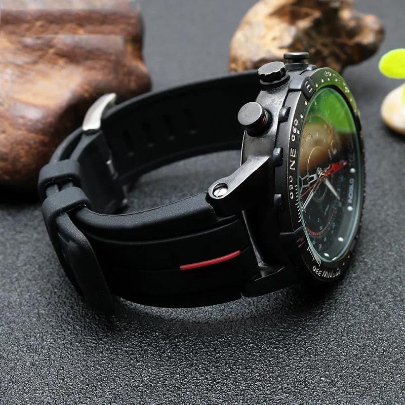 Cinturino in gomma siliconica per orologio timex Cinturino T2N720 T2N721 TW2T76300 Braccialetto da polso Cinturino impermeabile Interfaccia convessa 16mm