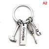 Dad Letters Keychains Creative Keyring Handbag Decor Pendant Father'S Day Gifts