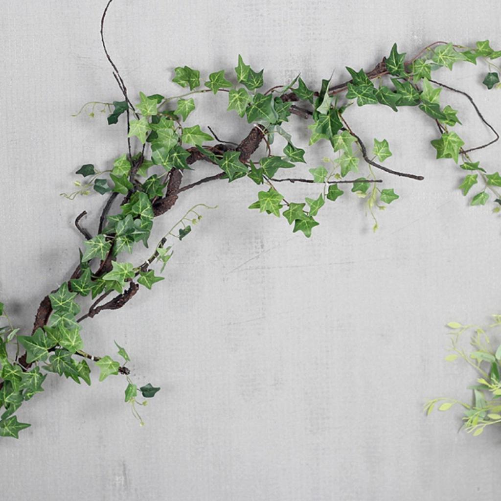 Decorative Rattan Faux Leaf Vines for Air Conditioning Pipe or Shopping Mall Display