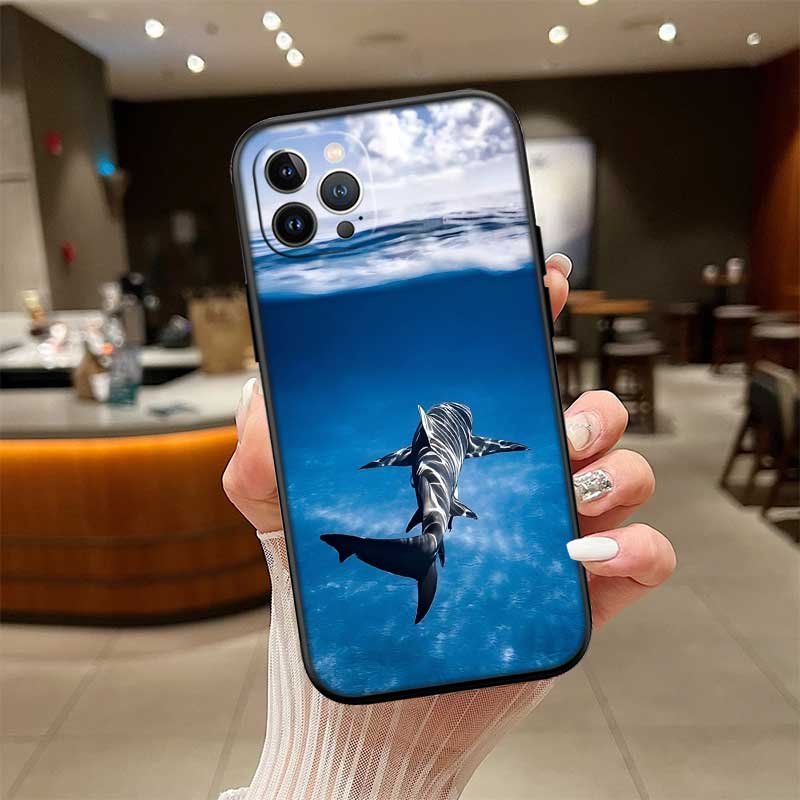 NH39 Shark Art Phone Case for Samsung Galaxy A11 A12 A13 A15 A52S A53 A55 A56 A70 A71 A72 A73 F06 F16 F56 S10 Plus S10e