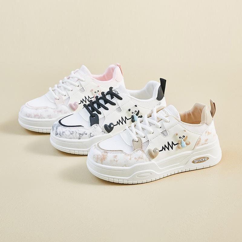 Móda 2025 Jaro Nové Dámské Boty Korejská Verze Síťované Prodyšné Zvýšení Výšky Ležérní Plátěné Boty Módní Všestranné Platformové Tenisky