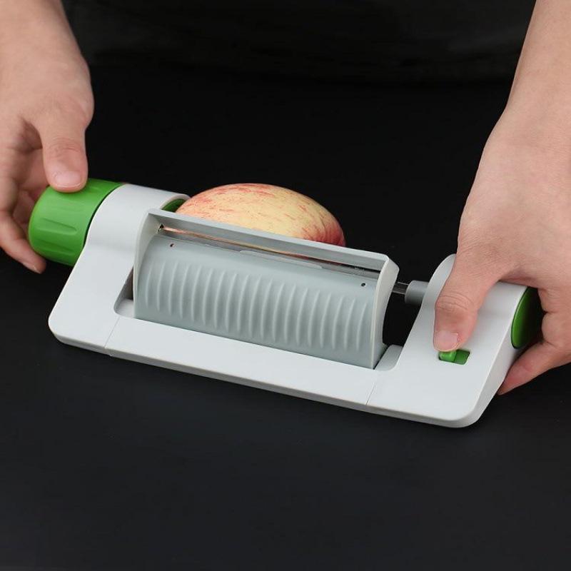 Household Peeling Apple Pear Radish Roller Knife Kitchen Gadgets Vegetable Slicer Salad Hot Pot Kung Fu Potato Chip Mold Tools