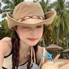 Bucket Hat Spring and Summer Beach Sun Hat Mountaineering Outdoor Hiking Sun Hat Showing Face Little Couple Sun Hat