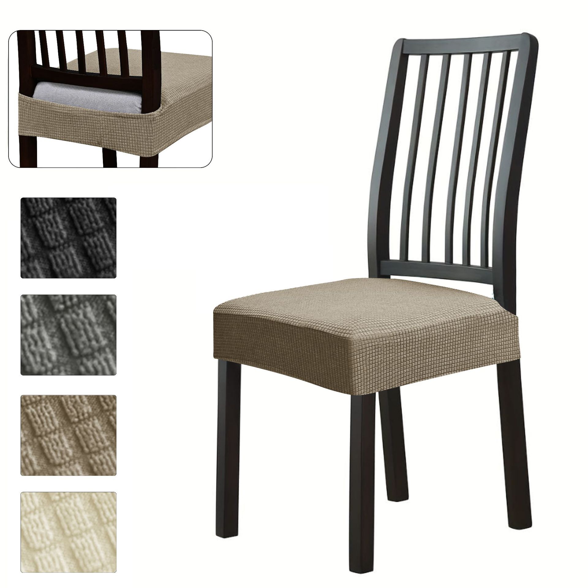 Waterproof fleece double elastic chair cover elastic hotel corn kernel universal stool cover One size