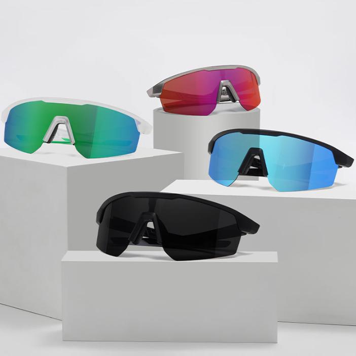 Custom Logo High Quality Cycling Glasses for Men Sunglasses TR90 Outdoor Sports Goggles Polarized Bicycle Glasses for Hiking