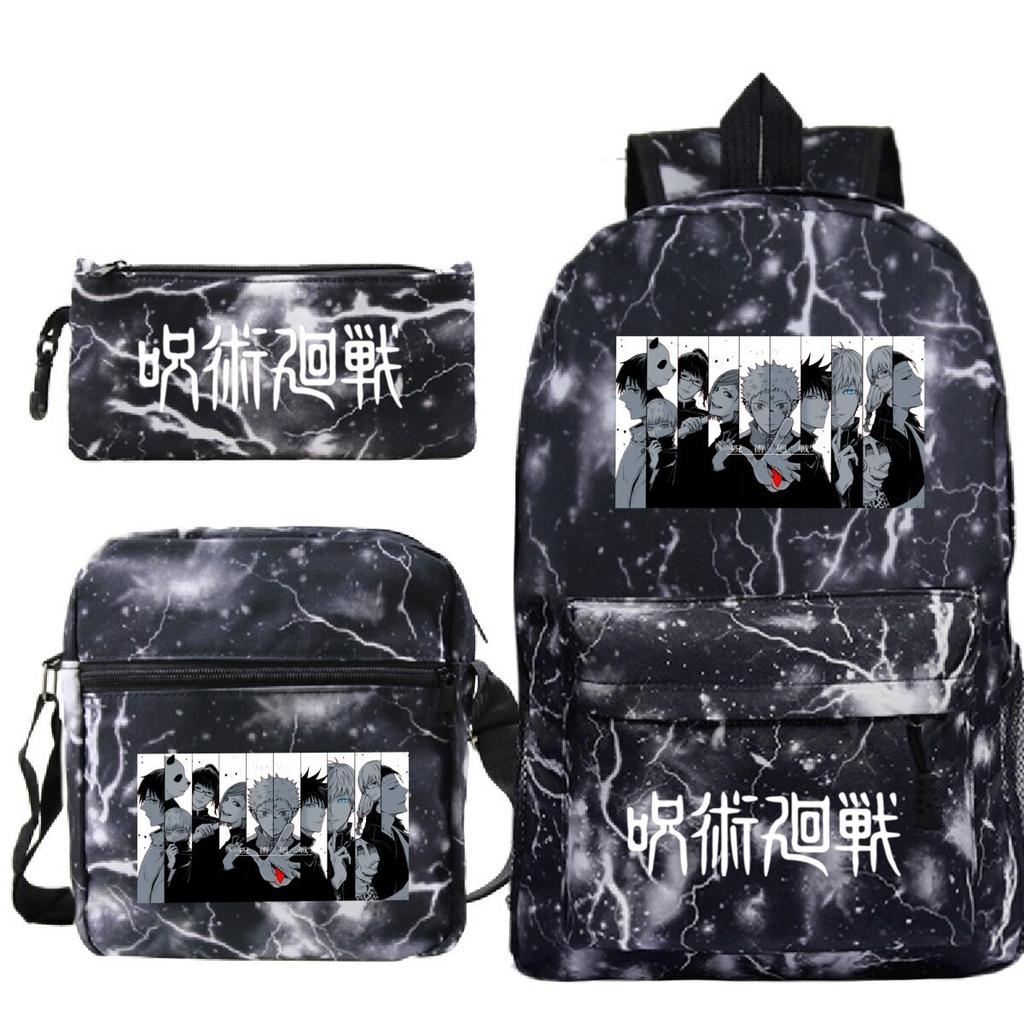 New Animation Peripheral Printing Children's Fashion Backpack Japanese Trend Popular Primary and Secondary School Student Schoolbag Set