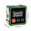 Electronic Magnetic Digital Angle Finder with Laser Gauge Protractor Inclinometer Level Magnets Level Ruler for Automobile Test