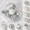 8Pcs Glittering Christmas Ball Ornament Shatterproof Decorative Baubles Christmas Tree Decorations For Wreath Door Wall