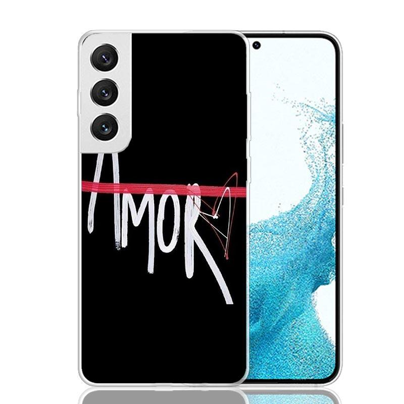 AMOR This Is Love Phone Case For Samsung Galaxy S26 Ultra S23 S24 S25 Edge S20 FE S21 S22 Plus Soft Print Shell Cover Fundas Gal