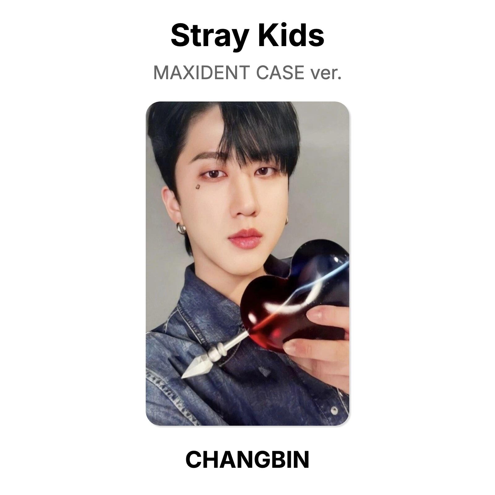 Stray Kids MAXIDENT CASE ver. Official Photocard CHANGBIN 02