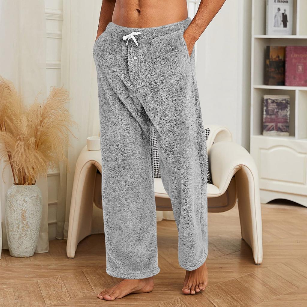 Men's Allover Printed Home Pants Sleeping Pajama Pants Long Pants Pajama Pants