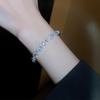 Zircon Diamond-Set Grid Bracelet: Elegant, Luxurious Niche Design for Women