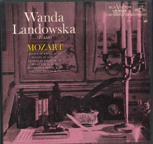 

LP Record WANDA LANDOWSKA - Mozart Piano Sonatas LM6044 RCA VICTOR RED 1956 US Classical Used