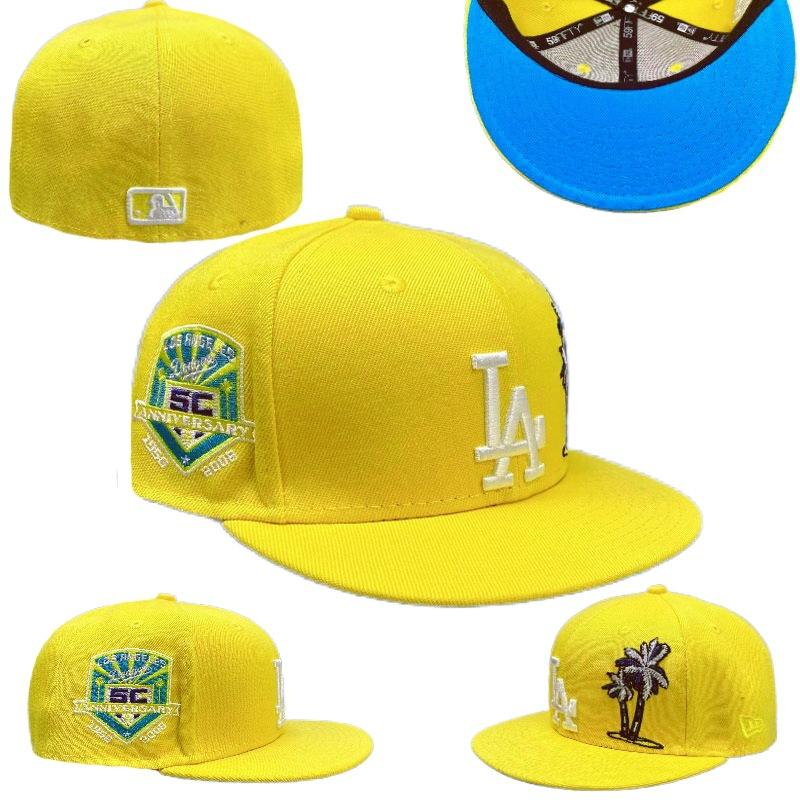 [Florida Marlins] Cappello da sole con visiera chiusa LA Cappello da sole per coppia Cappello ricamato Chiusura completa Berretto da baseball