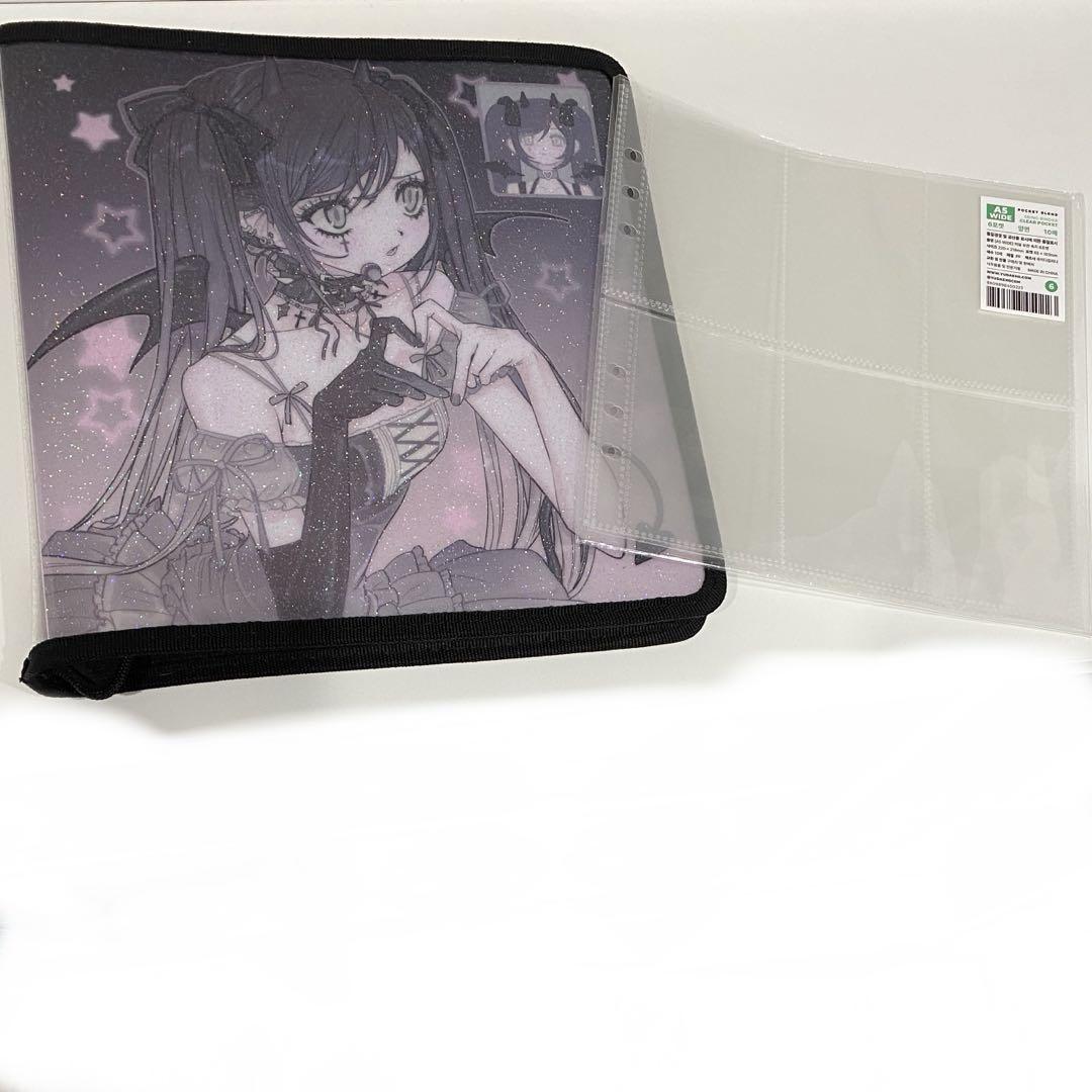 

[USED] Korean artist Domi s Yuden A5 wide binder black version trading card