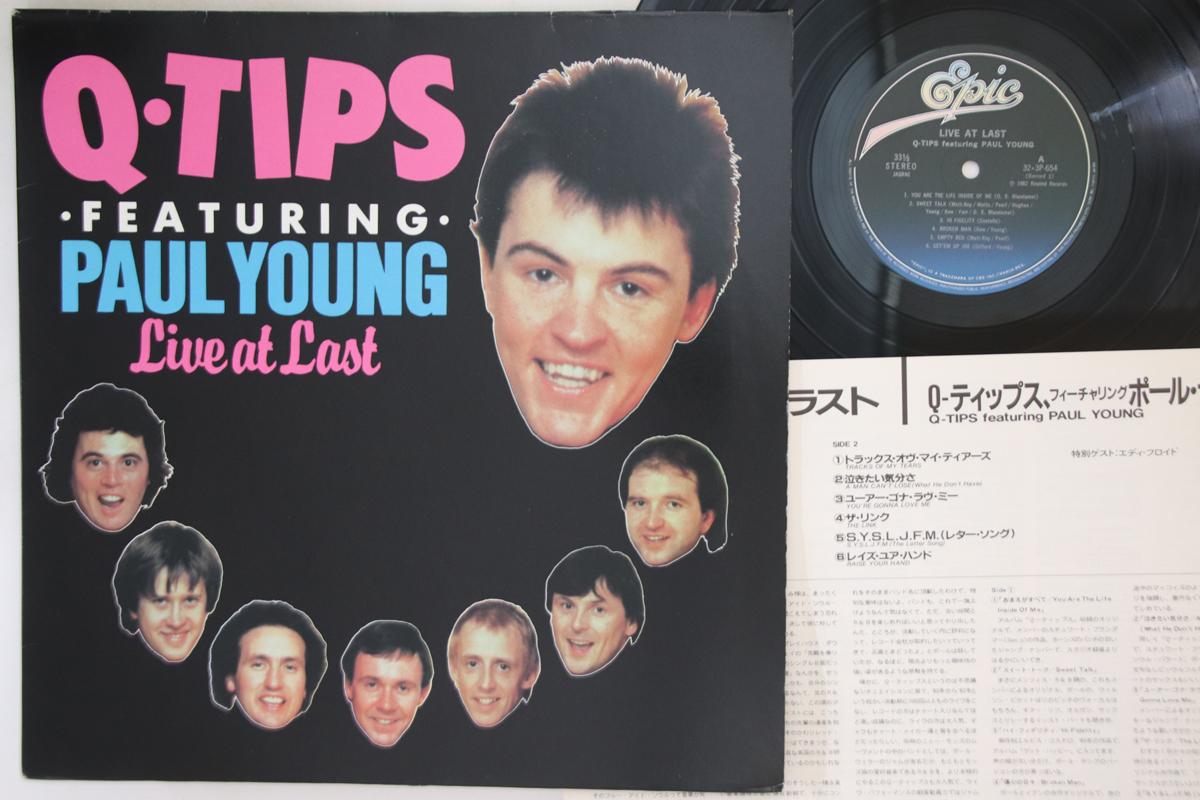 

LP Record Q TIPS, PAUL YOUNG - Live At Last 323P6545 EPIC 1982 Japan Rock Used