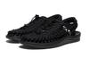 Keen 1014097-10 Sandals Shoes Mens Uneek Black/Black Size 10 (7292)