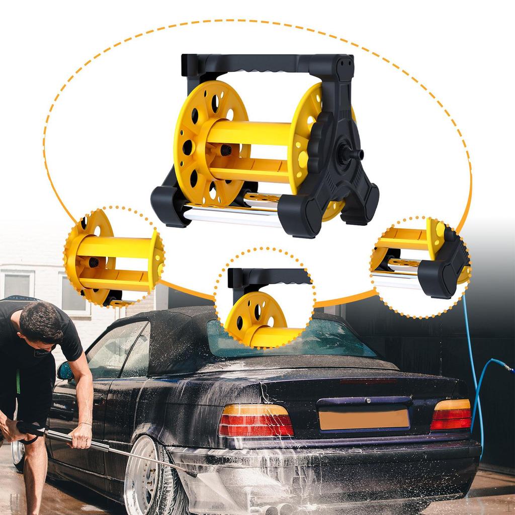 Garden Hose Reel Cart ,Pipe Storage Rack Household, Gardening Tool Water Pipe Holder for Agriculture