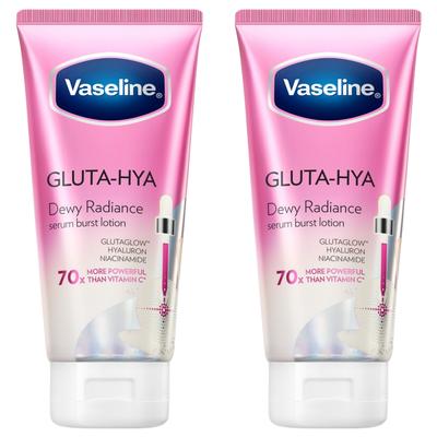Vaseline Glutahiya Dewy Radiance Clear Radiance Serum Body Lotion 2 Pcs 170ml