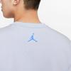 Jordan Breathable Solid Color Short Sleeve T-Shirt Men Tops Blue DV9724-085