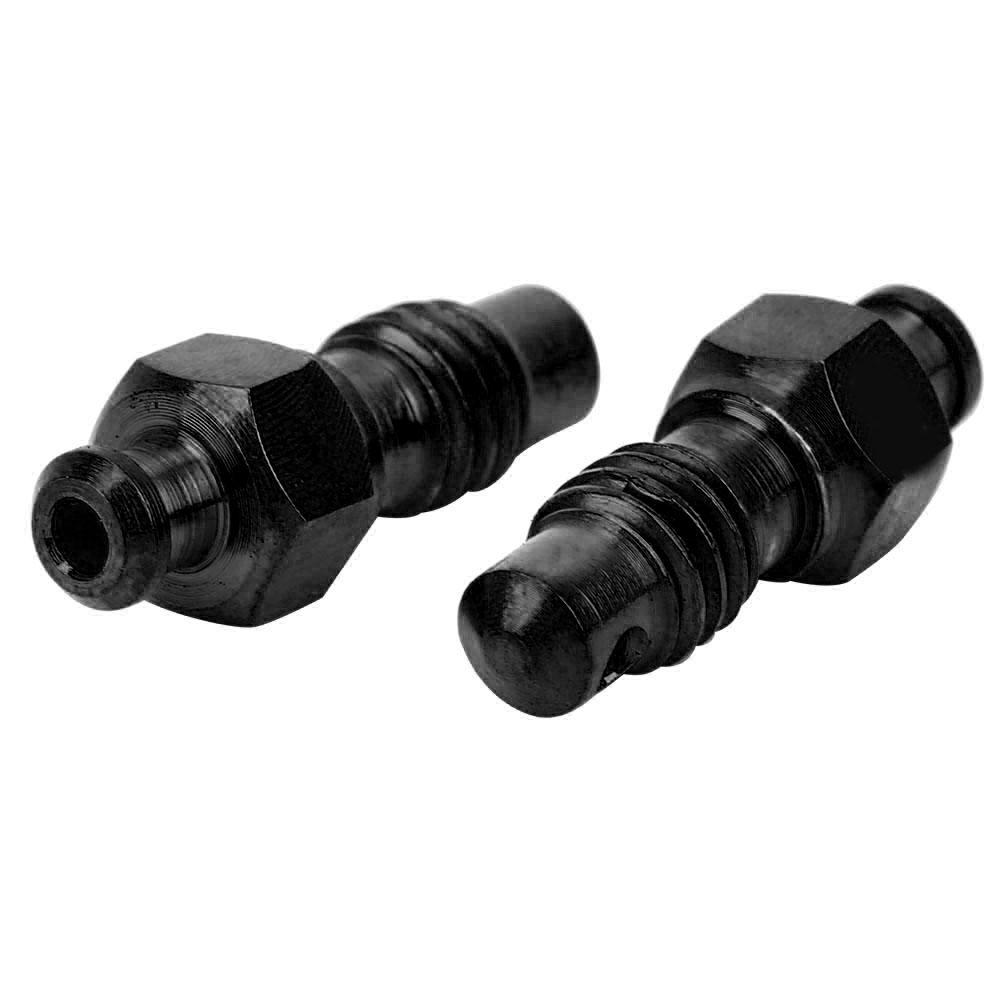 2 ks Slitina titanu Olejová kotoučová brzda Odvzdušňovací šroub Výfukové šrouby Sada pro silniční jízdní kolo Příslušenstvíčerná