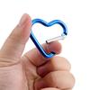 5 ks Venkovní karabina Klíčenka ve tvaru srdce Klip Kroužky z hliníkové slitiny Lezecké klipy Karabina s pružinovým uzávěrem Odolná