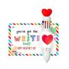 Gift Card Love Words Greeting Cards Small Card I Love You Wedding Invitation Anniversary Card Valentines Day