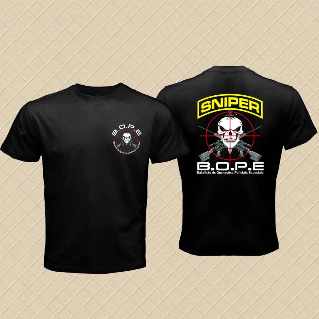 BOPE Tropa De Elite Sniper Brazil Special Elite Forces Military T-Shirt