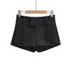 Korean Style Women's Versatile Low-Waist A-Line Shorts - Slimming Fit, Petite Wide Waist, Spring 2026 New Arrival.
