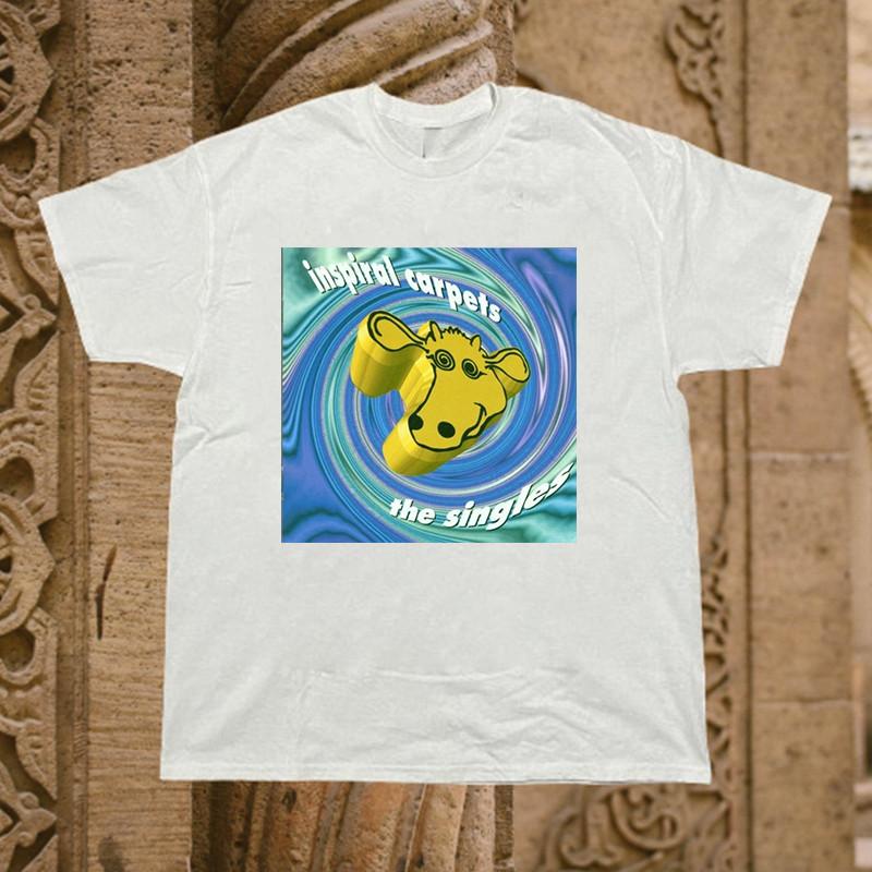 Inspiral Carpets Группа The Singles Хлопковая Футболка Унисекс Футболка M
