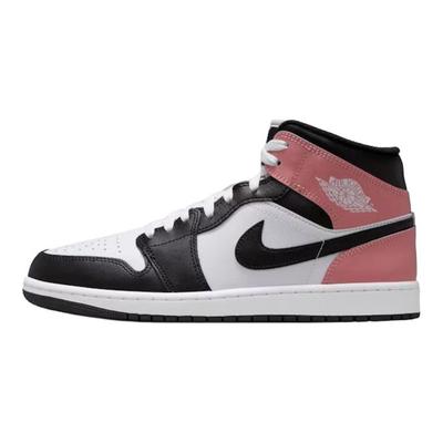 Air 1 Mid Rosa Ruggine Sneakers da Uomo Bianco Nero DQ8426-100