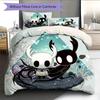 Hollow Knight Pattern Bedding Quilt Set  Home Decoration  Gift (1 * Duvet Cover + 2 * Pillowcase  Without Core)