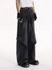 American Vintage High Waist Design Jeans Women Fashion Casual Patchwork Loose Pants Female High Street Irregular Harajuku Cowboy Slacks