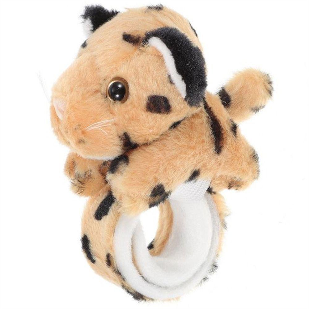 Panda Tiger Cartoon Slap Náramek Jungle Zvířátko Vycpané zvířátko Náramek Dárková hračka Dětská hračka