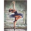 DIY 5D Diamantmaleri Ballett Kvinnesett Full Drill Broderi Mosaikk Kunst Portrett Bilde Med Rhinestones Home Decor Gift