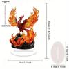 2D Flat Acrylic Phoenix Myth Decoration, Indoor and Outdoor Decoration - No Battery/electricity Required, Free Day Decoration, Shop Decoration, Du