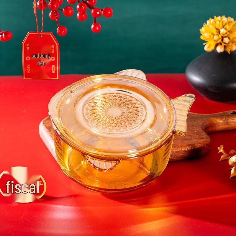 Shanchongshan European Amber Glass Bowl & Dish Set