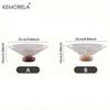 1PCS Creativity Glass Small Fruit Plate With Wooden Base Fruit Plate Home Decorative Plate Living Room Coffee Table Candy Plate