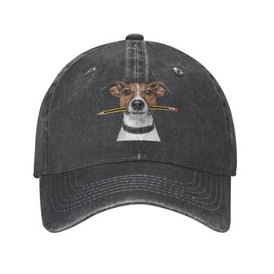 Casquette de Baseball classique unisexe en coton Jack Russell Terrier chien avec crayon, chapeau de papa réglable pour adulte, Protection solaire pour femmes unisexes