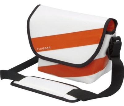 Umhängetasche PG Denzel Messenger SS Weiß x Orange 1,8L SPG-DZ-MBSSWO