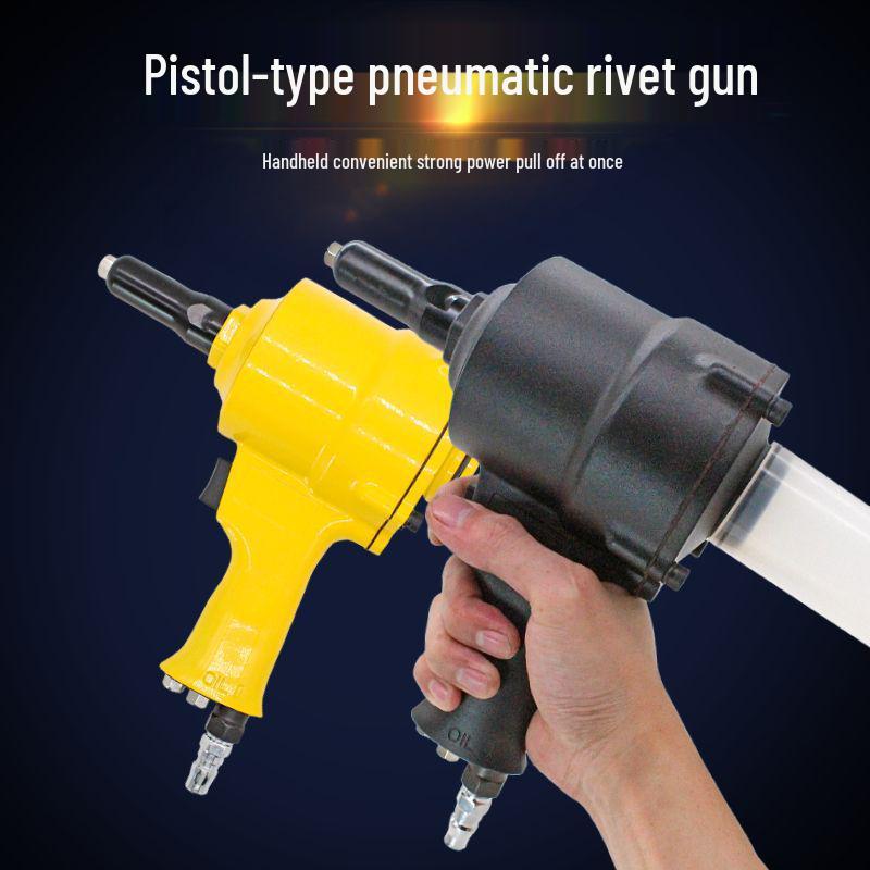Industrial-Grade Two-Jaw Pneumatic Rivet Gun - Pop Rivet Pliers & Core-Pulling Machine Tool